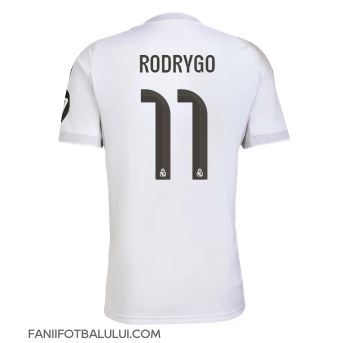 Real Madrid Rodrygo Goes #11 Tricou Fotbal Replică 2025-26 Barbati Acasa